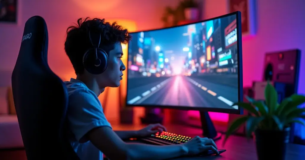 Monitor Superframe: como a tela curva e 1ms transformam seus jogos em 2026