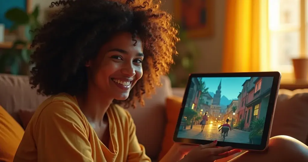 Tablet Samsung A7: O detalhe que transforma filmes e séries