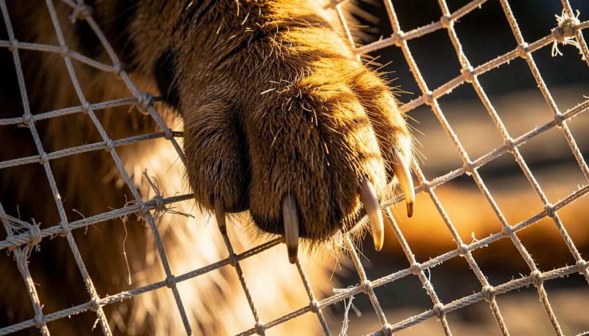 Gato Consegue Rasgar Rede de Proteção? Entenda os Riscos e Soluções Gato arranhando rede de proteção rasgada