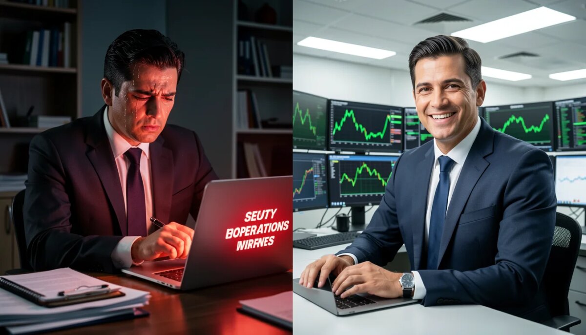 SOC Interno, Terceirizado ou Híbrido: Qual Protege Sua Empresa Sem Estourar o Orçamento? Comparação entre SOC interno estressante e SOC terceirizado eficiente