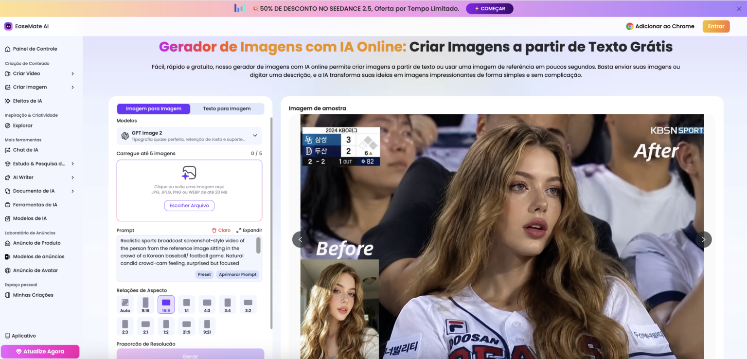 5 Melhores Geradores de Imagens com IA Gratuitos em 2026: Testados e Comparados